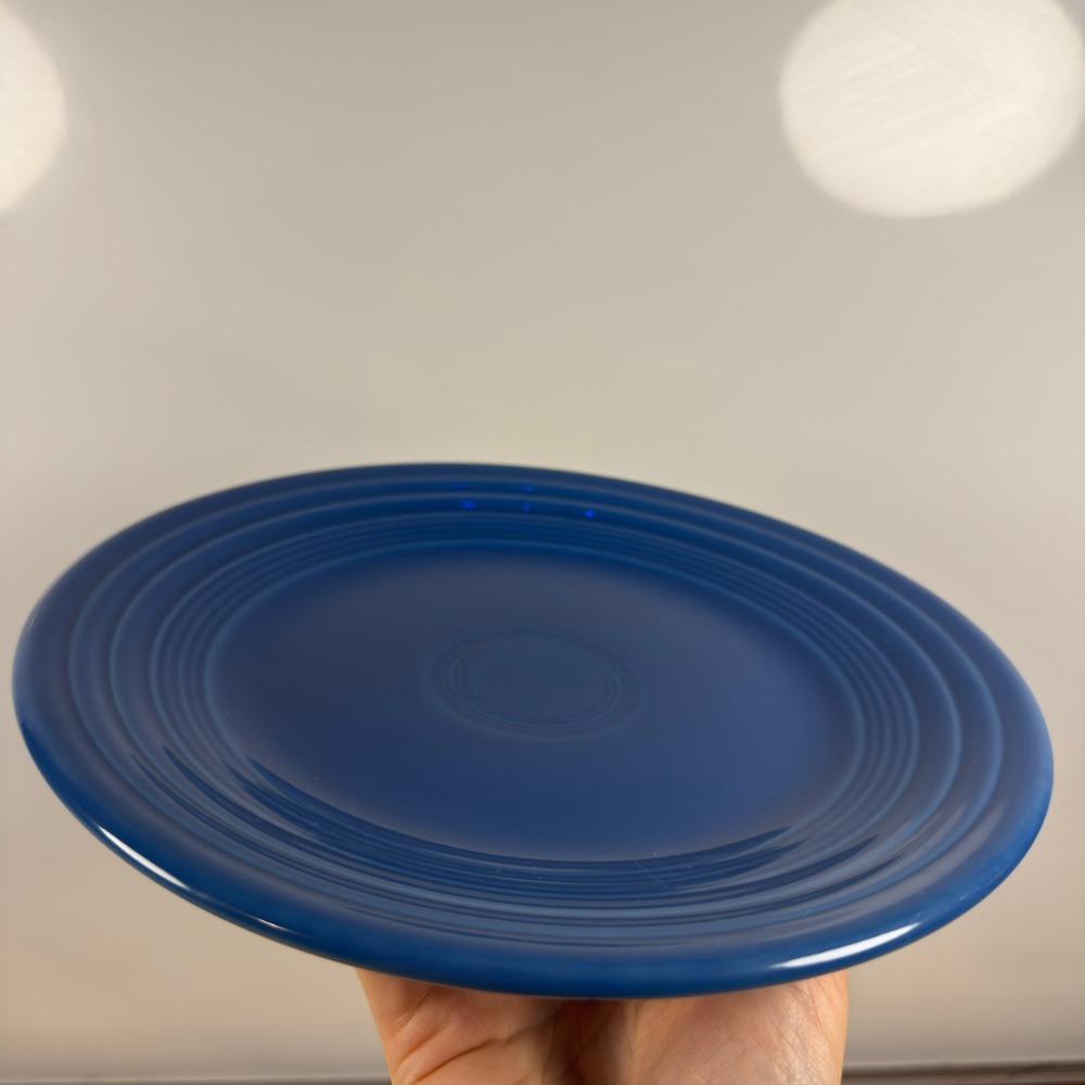 Fiesta Lapis 9 Inch Luncheon Plate Homer Laughlin China Lead Free USA - Picture 3 of 7